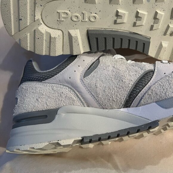 POLO RALPH LAUREN SUEDE LEATHER Blend Trackster 200 Sneakers Hairy Size US 11 - Picture 8 of 13